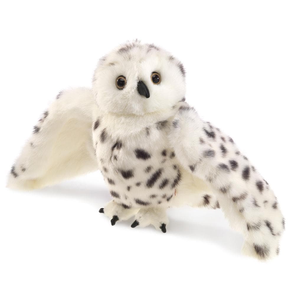 Snowy Owl Stuffed Animal Puppet