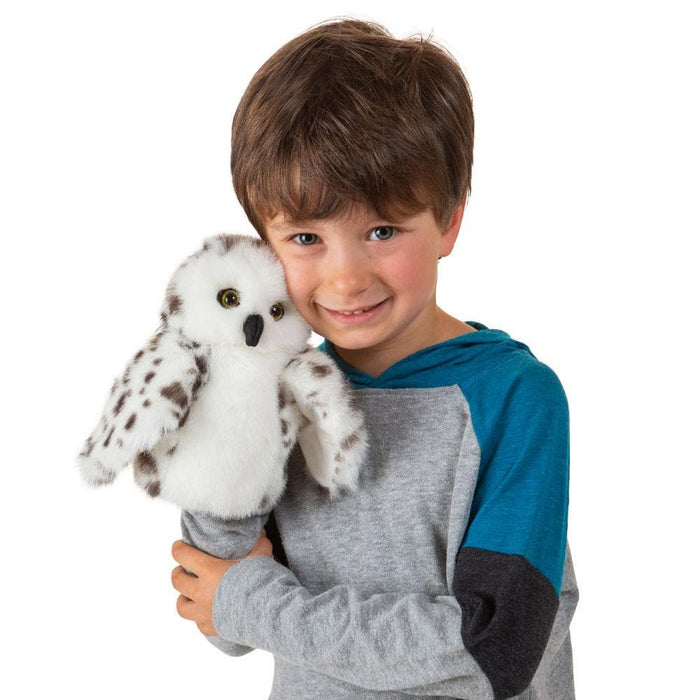 Snowy Owl Stuffed Animal Puppet - Safari Ltd®