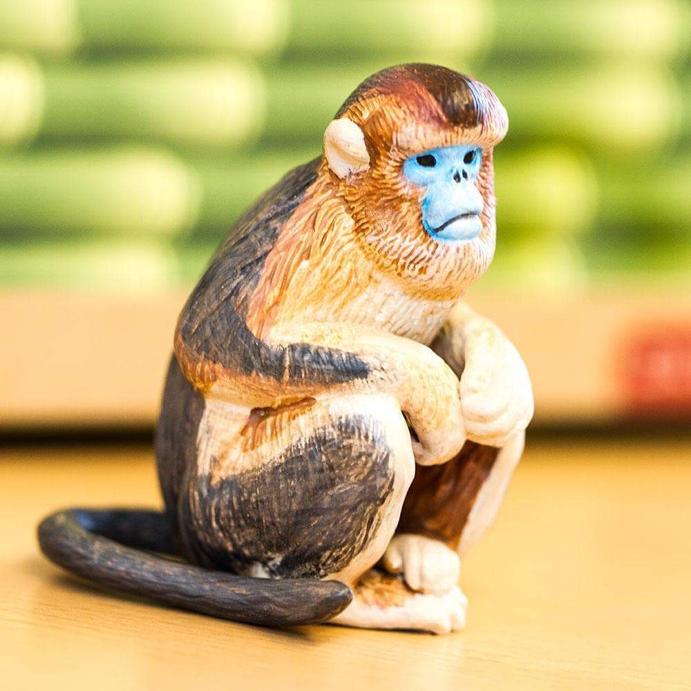 Snub Nosed Monkey Figurine – Wild Safari® Wildlife – Endangered
