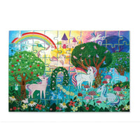 Sparkling Unicorn Foil Puzzle (60pc) - Safari Ltd®