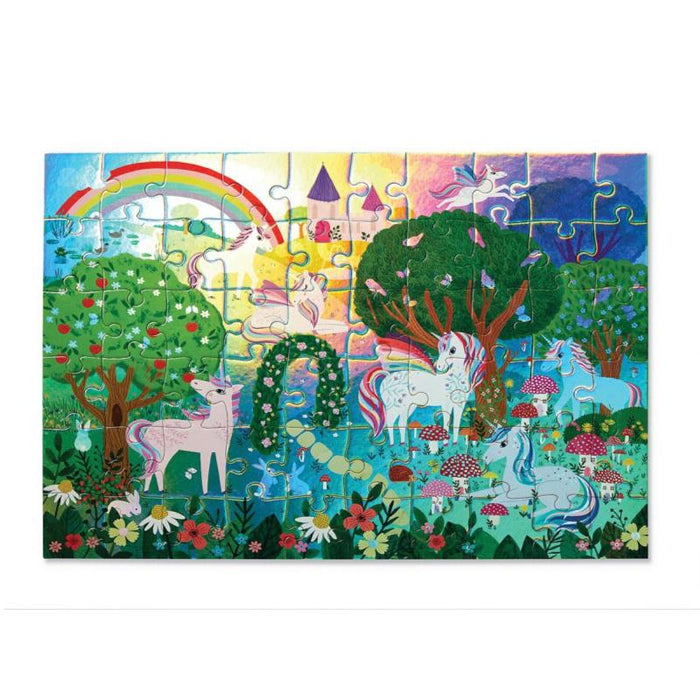 Sparkling Unicorn Foil Puzzle (60pc) - Safari Ltd®