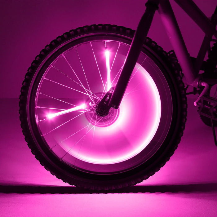 Brightz Spin Kids' Spoke Tubes LED Light - Pink