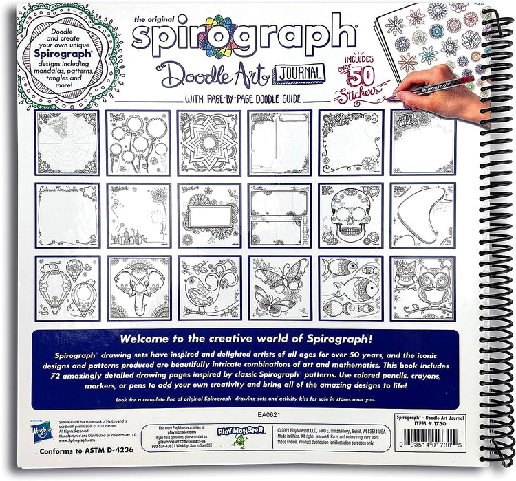 Spirograph Doodle Art Journal - Safari Ltd®