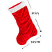 Super-Sized Velveteen Christmas Stocking - Safari Ltd®