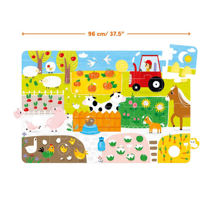 Suuuper Size Puzzle Farm Match - Safari Ltd®