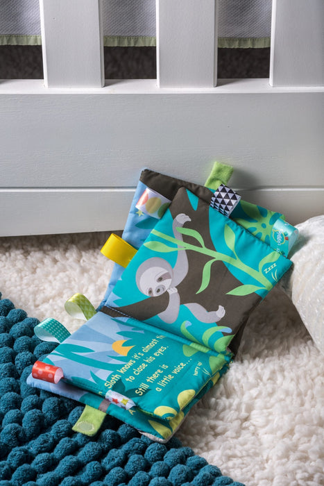 Taggies Molasses Sloth Book - Safari Ltd®