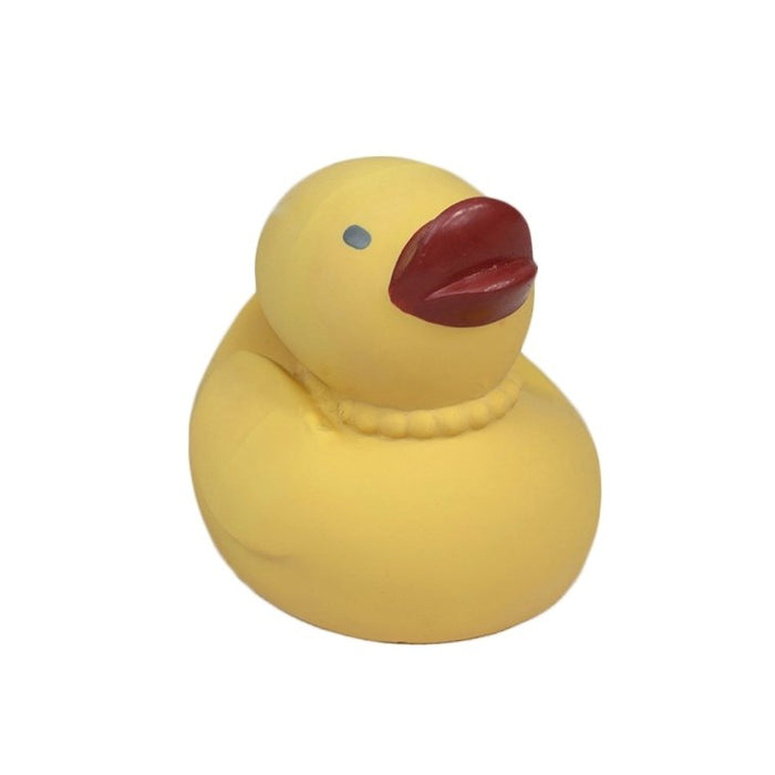 Tara the Duck - Natural Rubber Baby Rattle & Bath Toy - Safari Ltd®