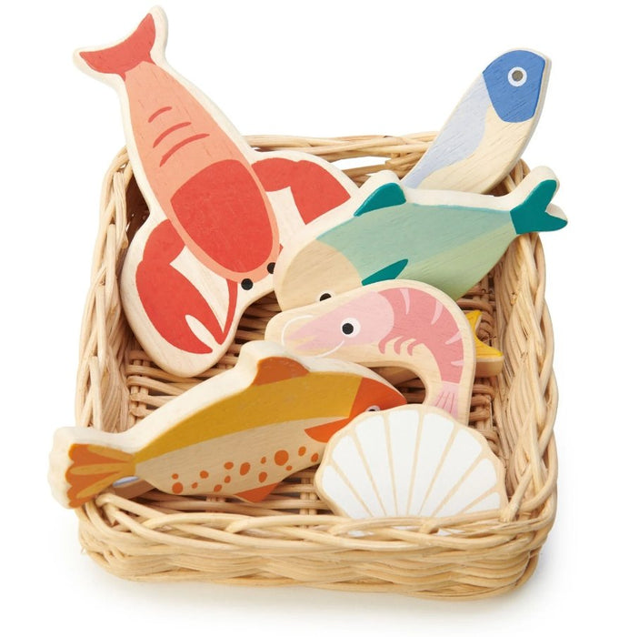 Tender Leaf Toys Seafood Basket - Safari Ltd®