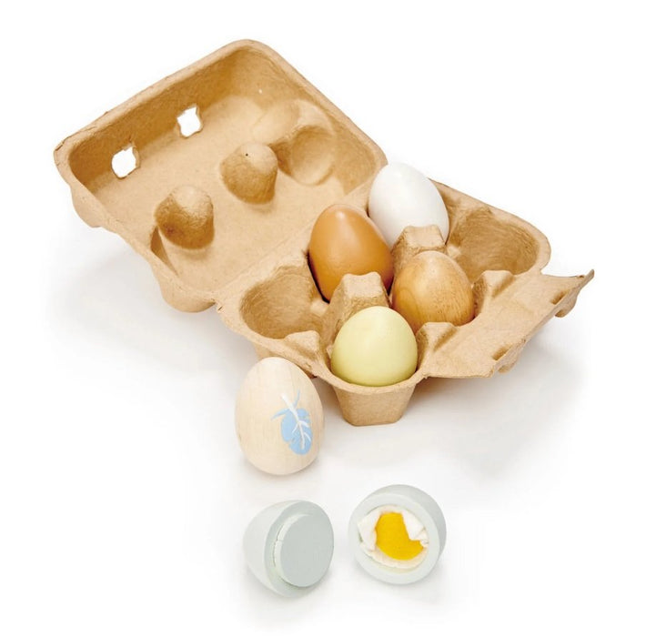 Tender Leaf Toys Wooden Eggs - Safari Ltd®