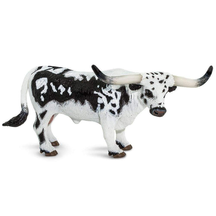 FLORMOON Animais Figura Realista Texas Longhorn Bull Touro Figura Primeiros  Brinquedos Educativos Ciência Projeto Natal de Aniversário para Meninos e  meninas