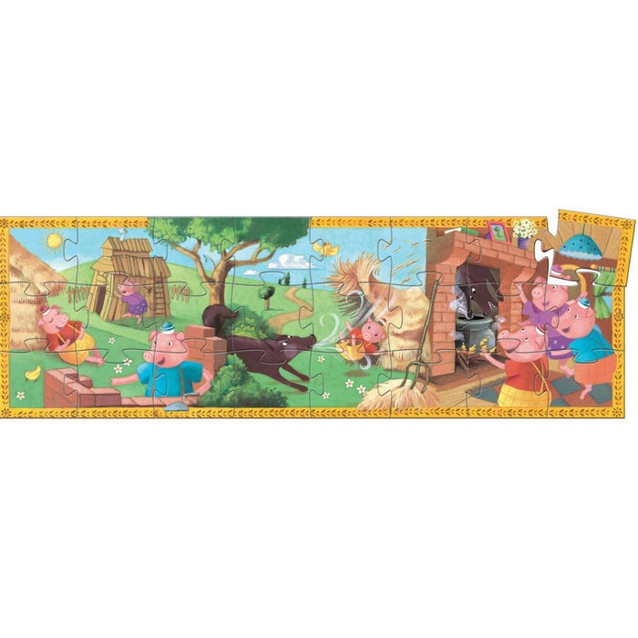 The 3 Little Pigs 24pc Silhouette Jigsaw Puzzle - Safari Ltd®