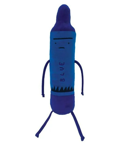 The Day the Crayons Quit - Blue Crayon 12" Plush - Safari Ltd®