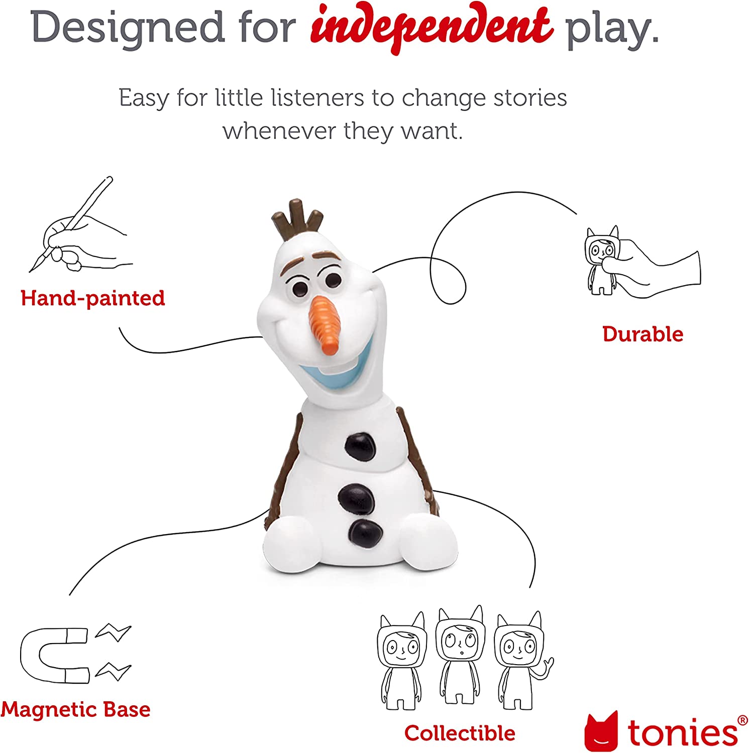 Tonies® Disney - Frozen Olaf Audio Play Character | Safari Ltd®