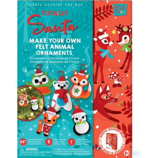Totally Santa - Make Your Own Felt Animal Ornament - Safari Ltd®