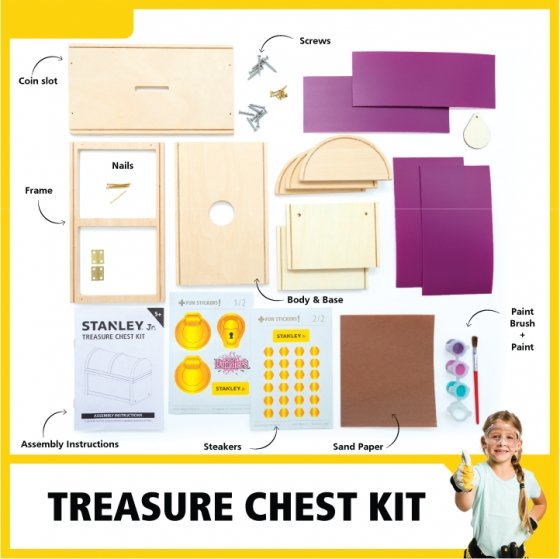Treasure Chest Kit Builders - Stanley Jr. - Safari Ltd®