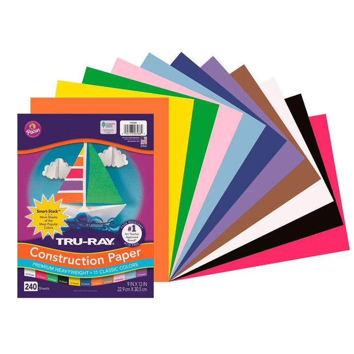 TruRay® Construction Paper SmartStack™ Supplies Safari Ltd®