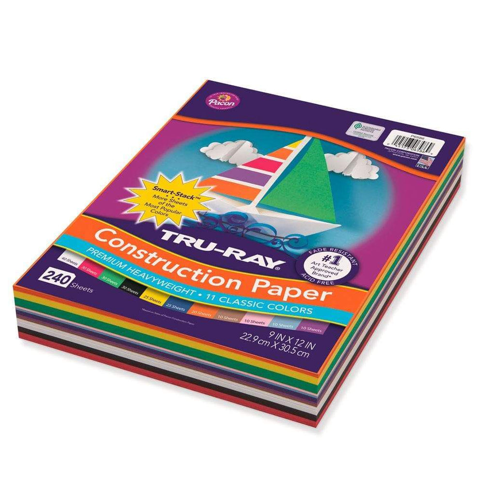 TruRay® Construction Paper SmartStack™ Supplies Safari Ltd®