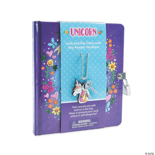 Unicorn Diary with Charm Necklace - Safari Ltd®