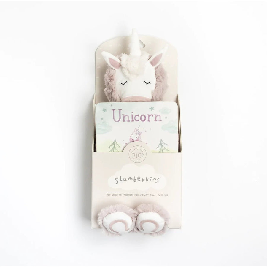 Unicorn Snuggler, Board Book, and Affirmation Card - Safari Ltd®