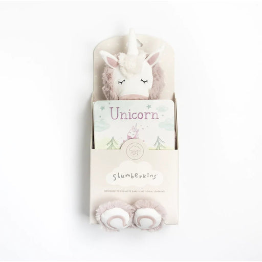 Unicorn Snuggler, Board Book, and Affirmation Card - Safari Ltd®