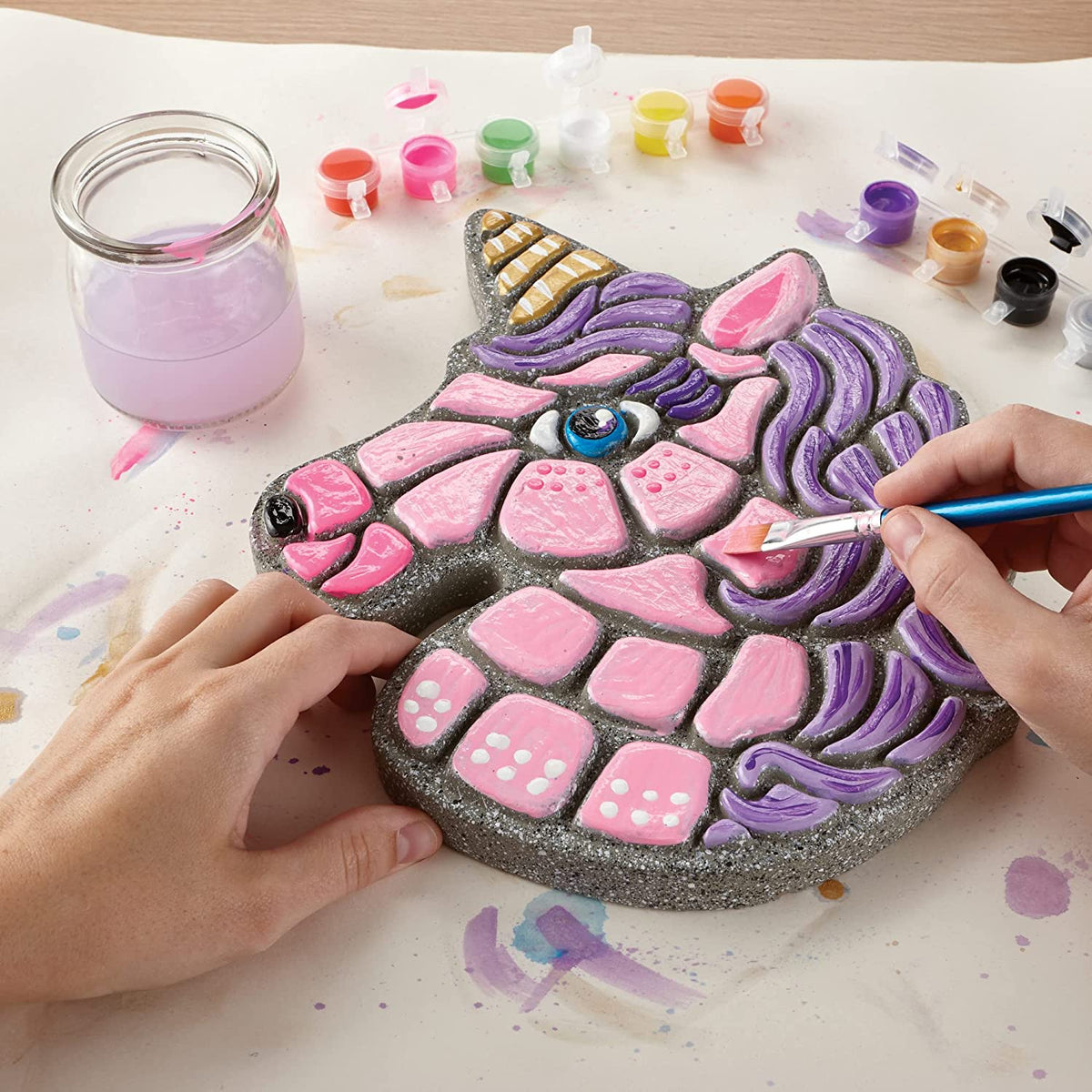 Unicorn Stepping Stone Craft Kit | Safari Ltd®
