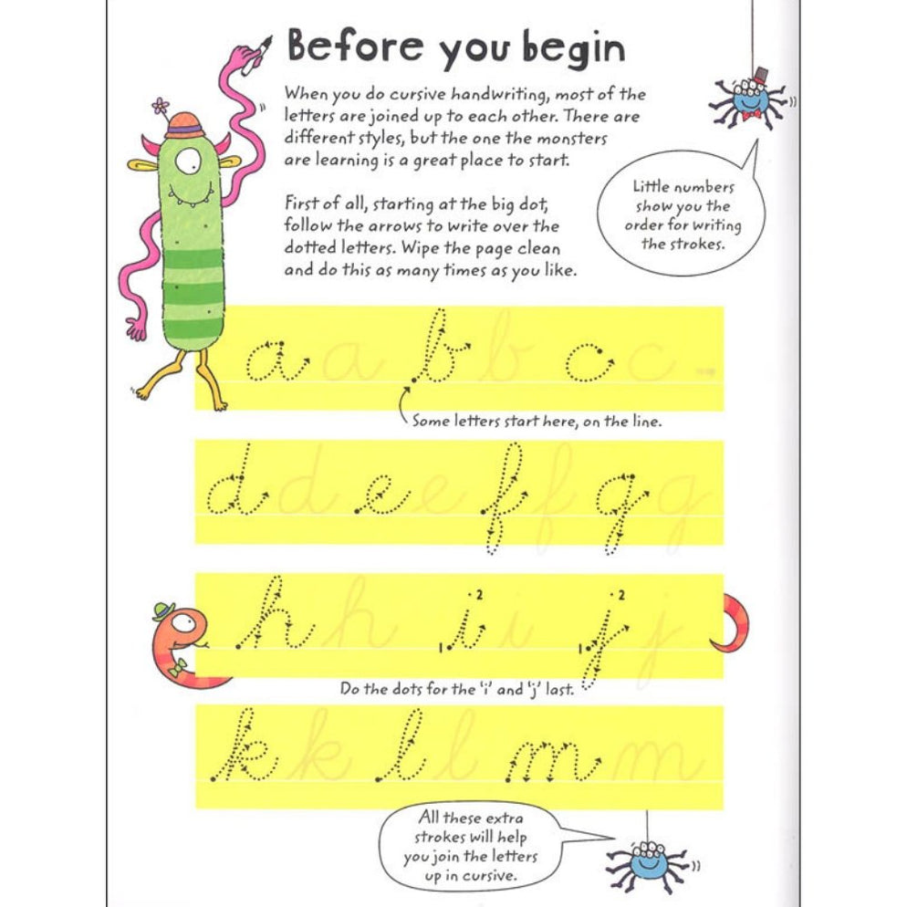 WipeClean, Starting Cursive Book Safari Ltd®