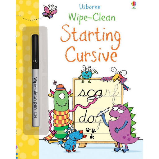 Wipe-Clean, Starting Cursive Book - Safari Ltd®