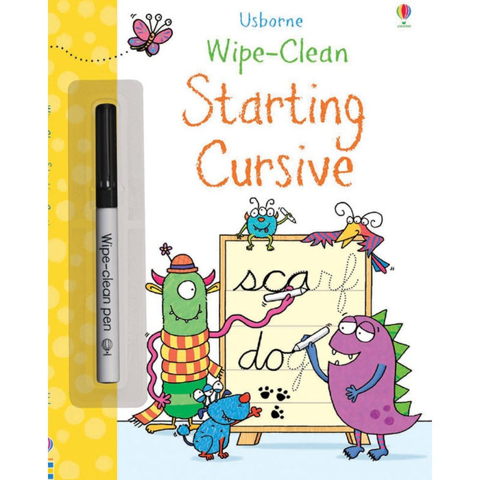 Wipe-Clean, Starting Cursive Book - Safari Ltd®