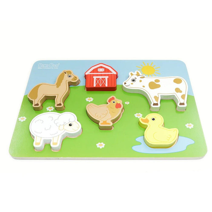 Wooden Chunky Farm Puzzle - Safari Ltd®