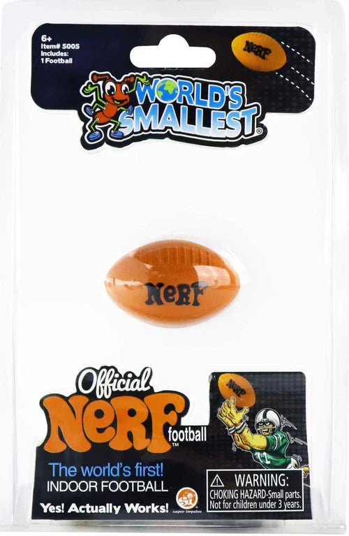 World's Smallest - Official Nerf Football - Safari Ltd®