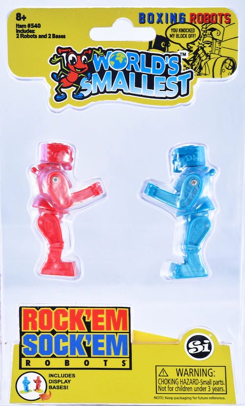World's Smallest Rock 'Em Sock 'Em Robots - Safari Ltd®
