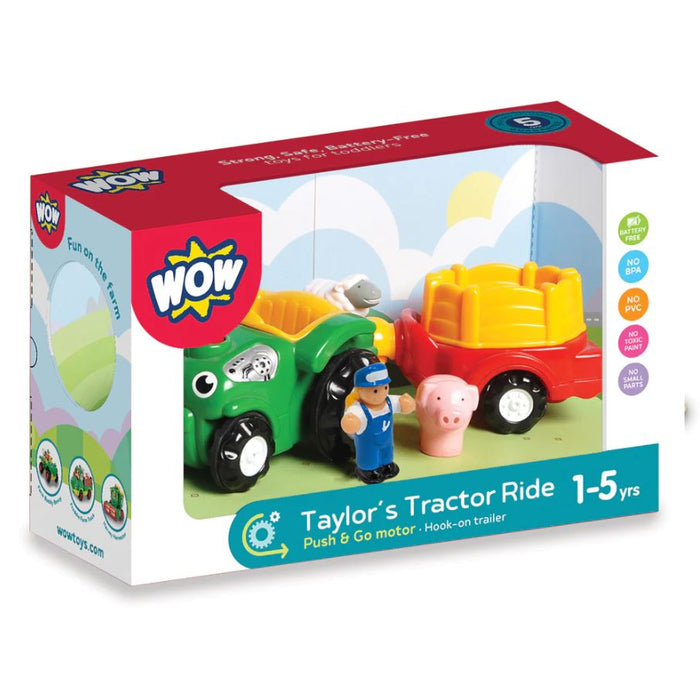 WOW Toys Taylor's Tractor Ride - Safari Ltd®